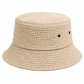 Sombrero de pescador talla única de tejido beige estilo casual