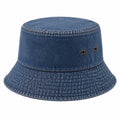 Sombrero pescador talla única de tejido vaquero azul con ala ancha estilo casual